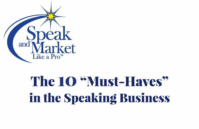 Speak & Market Like A Pro Virtual Workshop Recordings