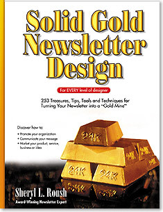 Solid Gold Newsletter Design - 