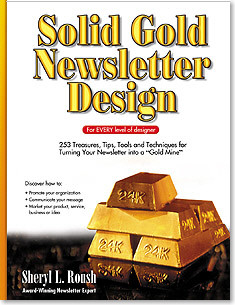 Solid Gold Newsletter Design - "How-to" Book (176 samples)