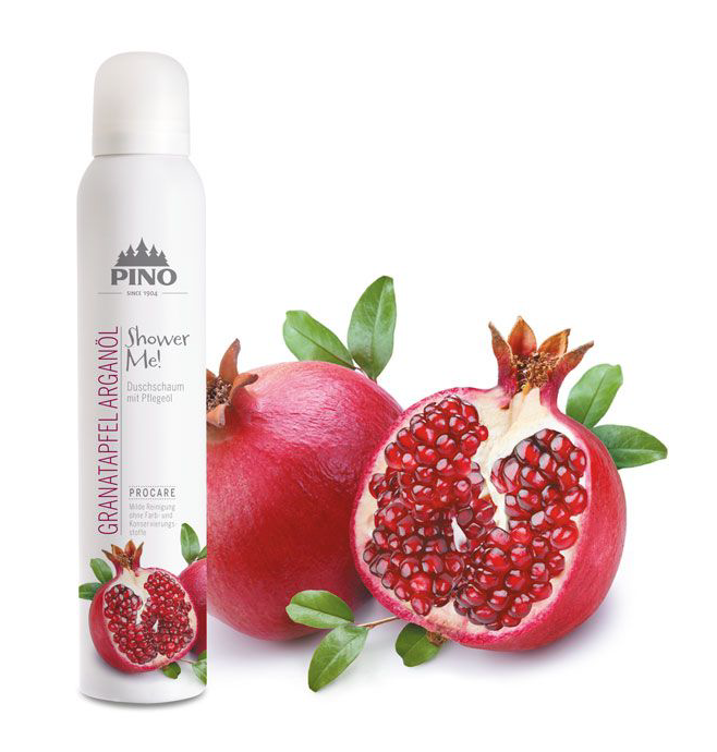 Duschschaum Granatapfel Arganöl