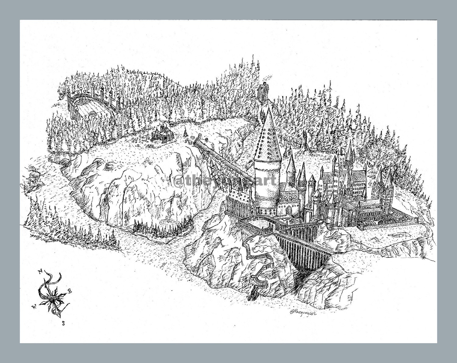 Carte de Poudlard