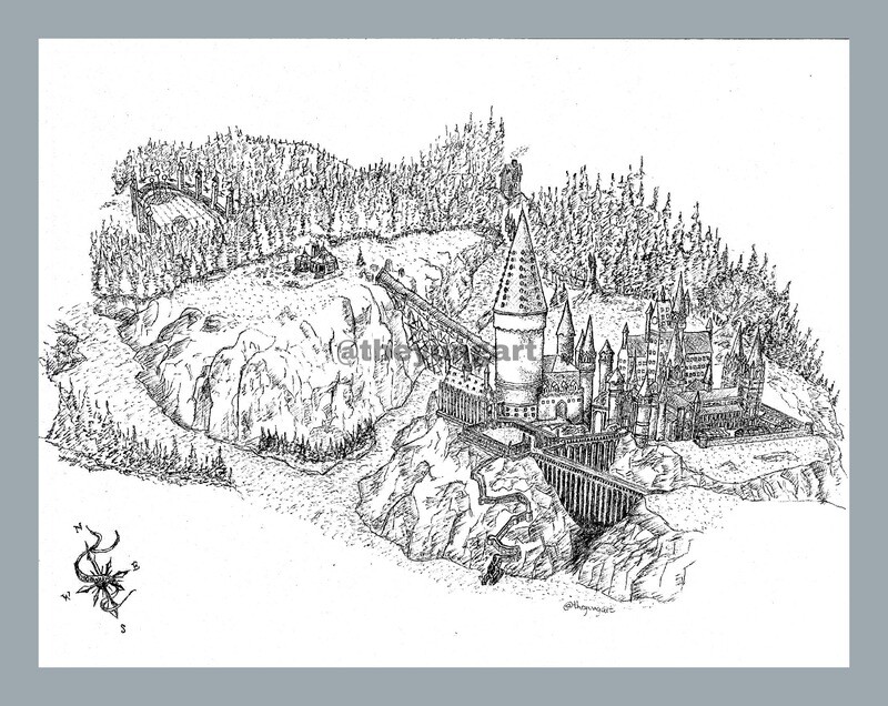 Carte de Poudlard