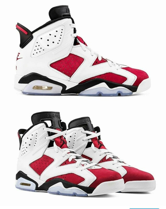 Retro Jordan 6 &quot;carmine&quot;