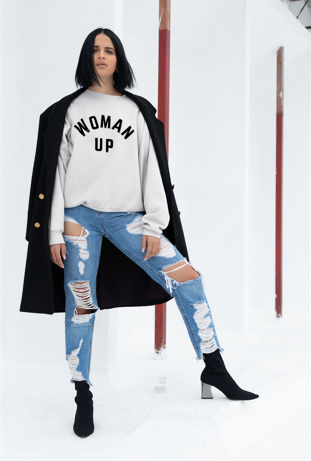 WOMAN UP - sweatshirt