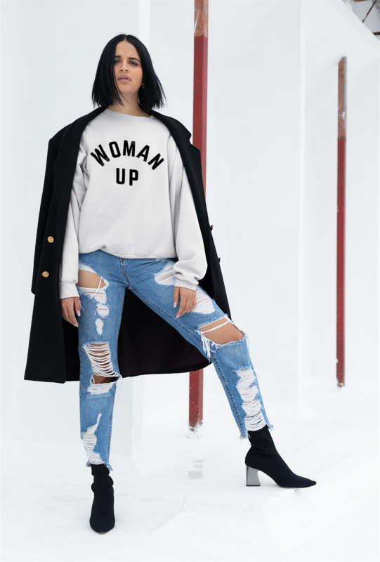 WOMAN UP - sweatshirt
