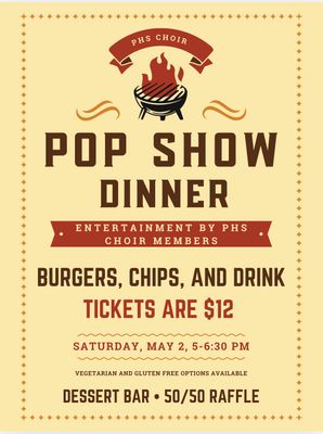 Pop Show Dinner Tickets 2026