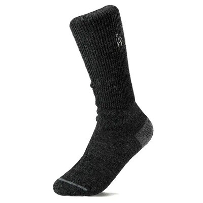 Alpaca socks -business black -large