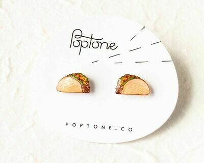 Taco earrings