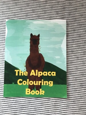 Alpaca coloring book