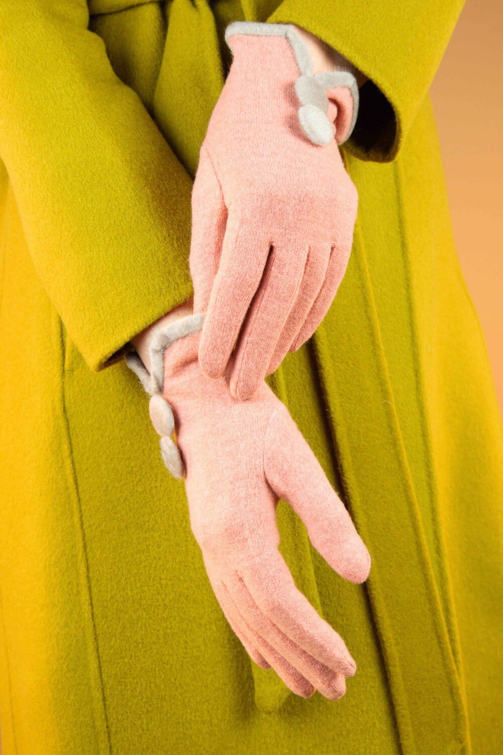 Christabel wool Gloves-candy