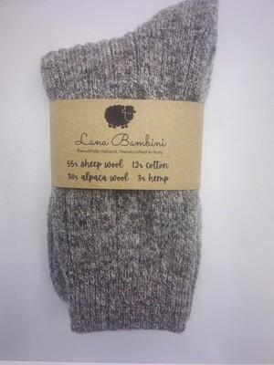 Anna Wool,alpaca,hemp, cotton socks