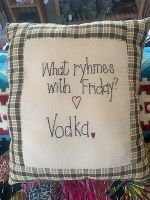 What Rhymes Pillow