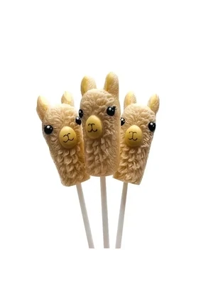 Alpaca lollipops