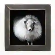 Poofy Sheep Painting