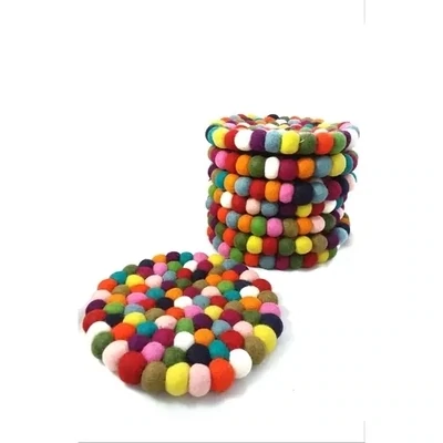 Multicolor Roundball Trivet