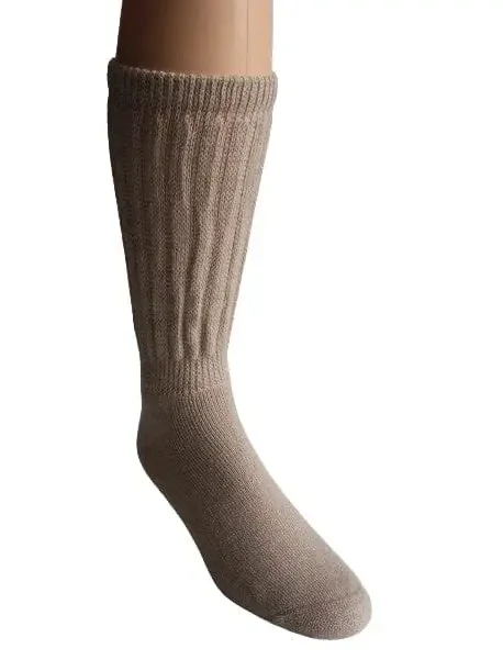 Therapeutic Alpaca Socks Beige XLARGE