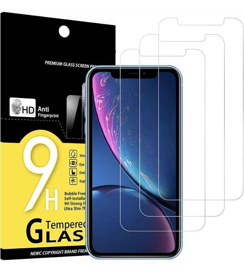 3 Glass Screen Protector for iPhone 11 and iPhone XR (6.1&quot;)