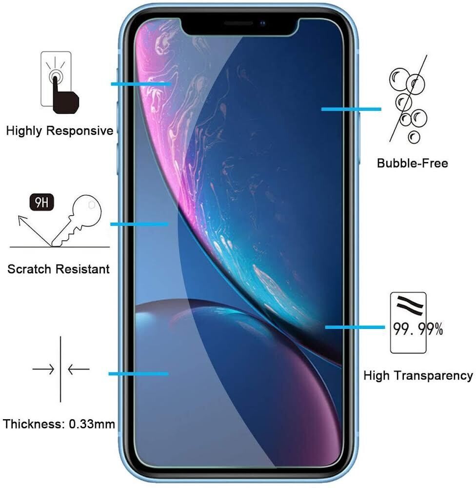 3 Glass Screen Protector for iPhone 12[6.1 inch]