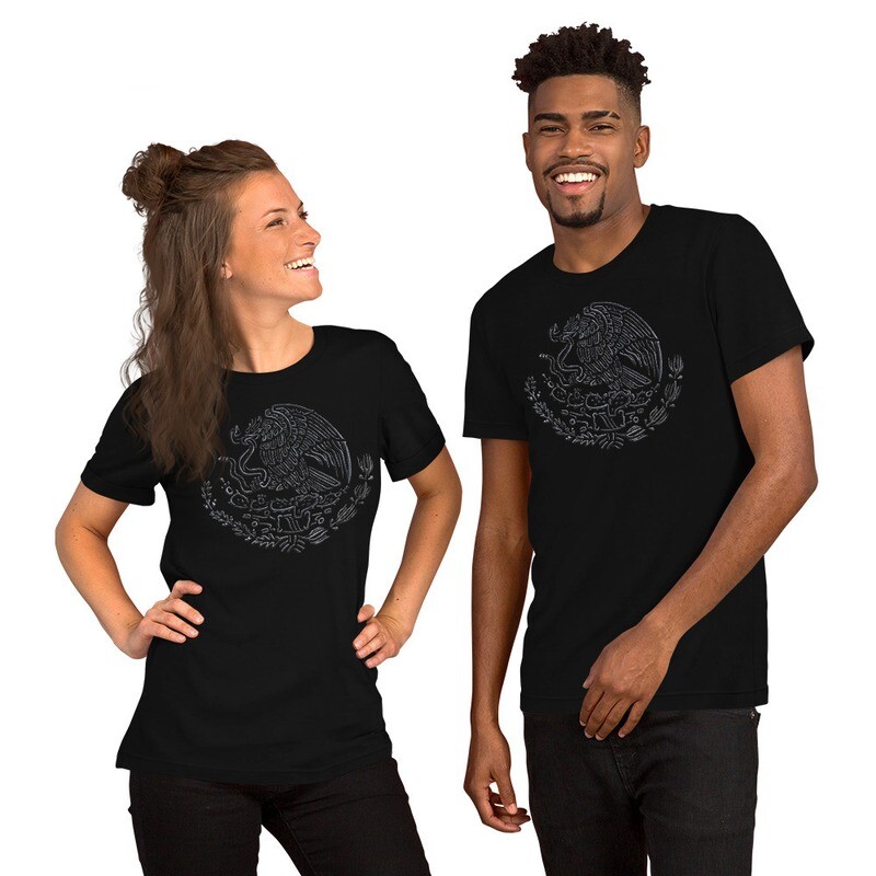 Mexican Eagle Seal Short-Sleeve Unisex T-Shirt