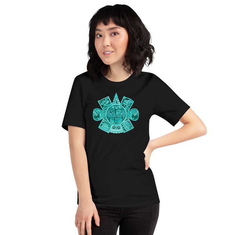 Aztec Calendar Core Short-Sleeve Unisex T-Shirt