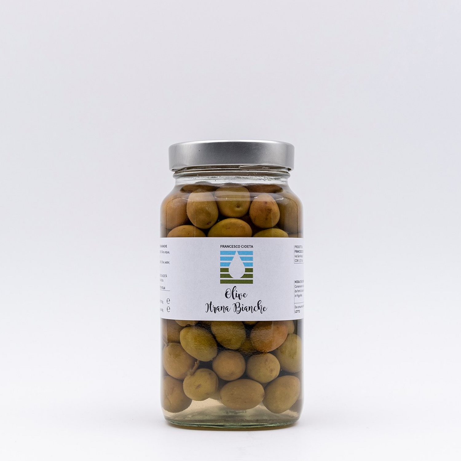 Olive in salamoia Itrana Bianche