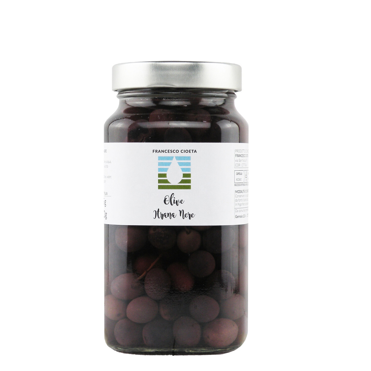 Olive in salamoia Itrana Nere