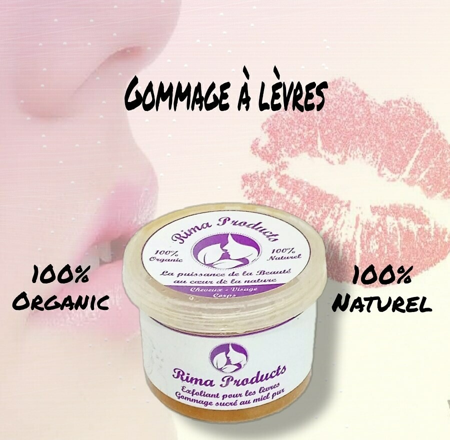 Gommage à lèvres