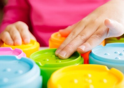 Sensory toys for a child with autism