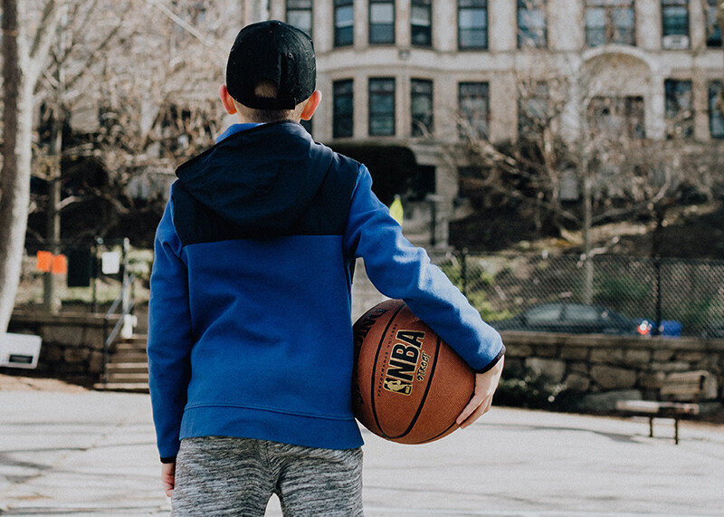 Sports equipment for a foster child