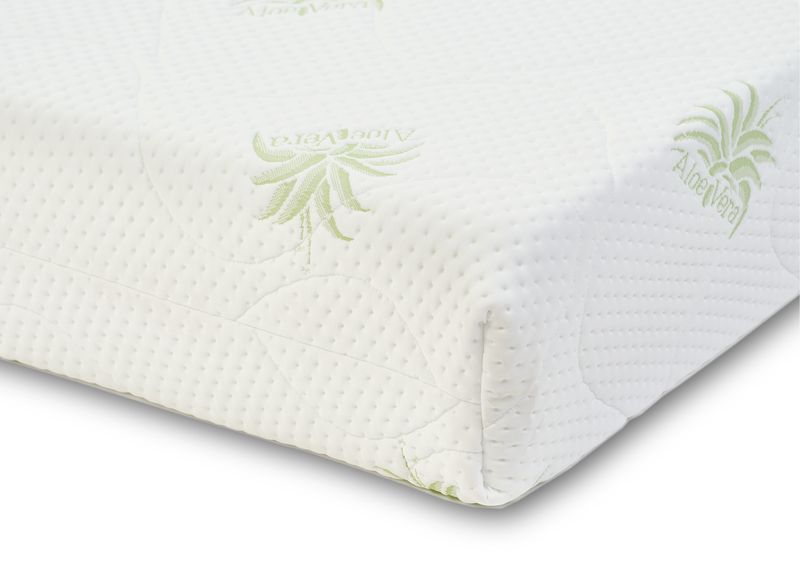 Funda colchón Aloe Vera acolchada