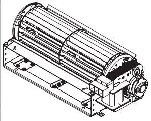 Ventilateur d'air chaud 41451702300