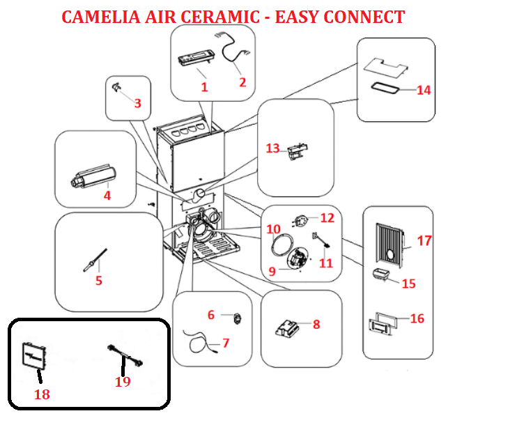 Camelia Air Ceramic - Easy Connect