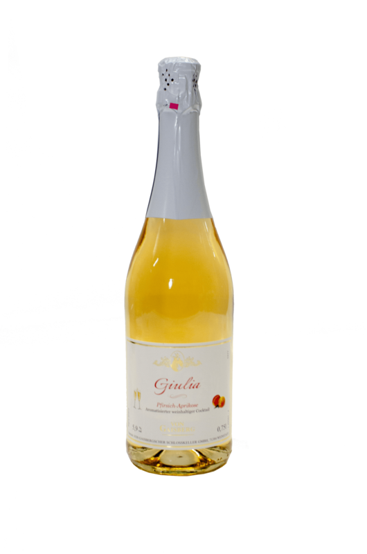 Giulia Pfirsich-Aprikose weinhaltiger Cocktail
