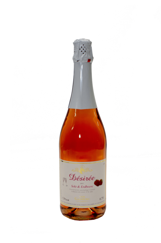 Désirée Erdbeere weinhaltiger Cocktail