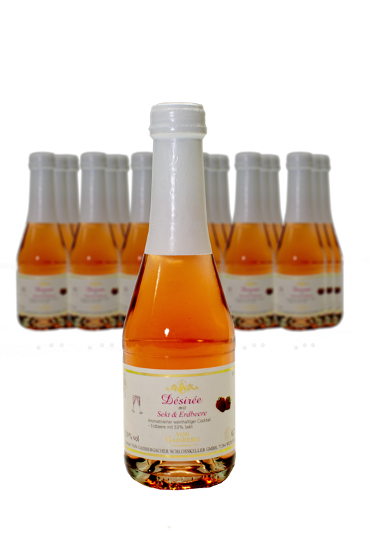 Désirée Erdbeere weinhaltiger Cocktail  24 Fl. á 0,2-Ltr.  im Karton