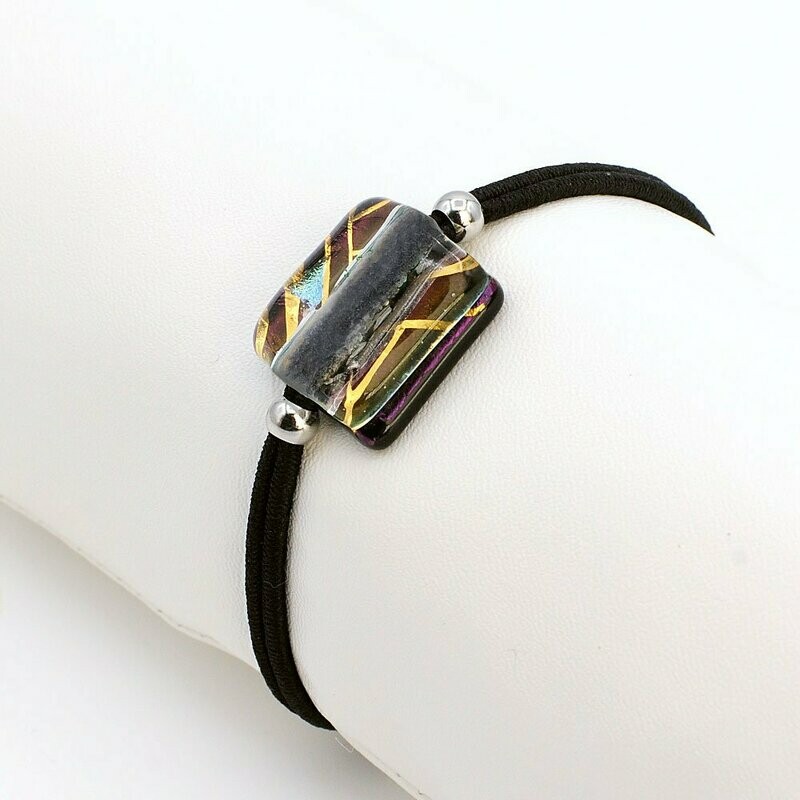 Bracelet tribale noir