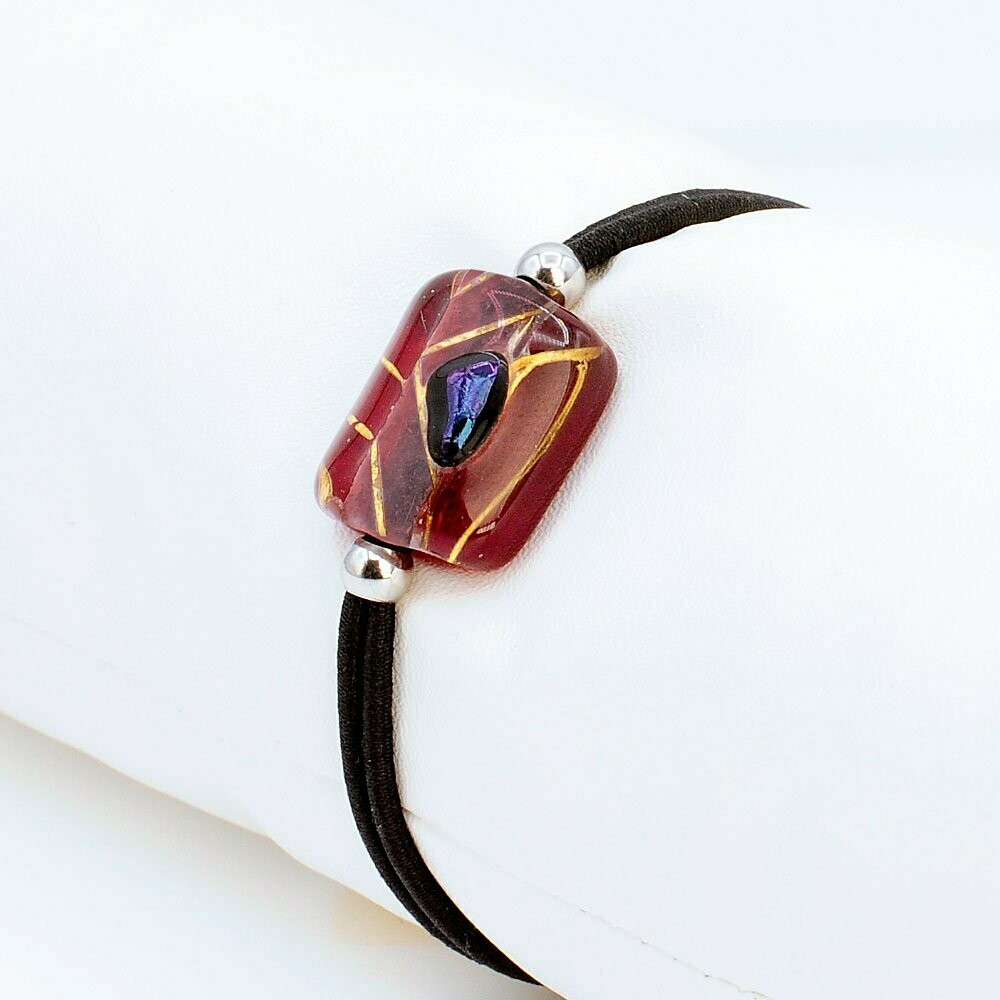 Bracelet tribale rouge