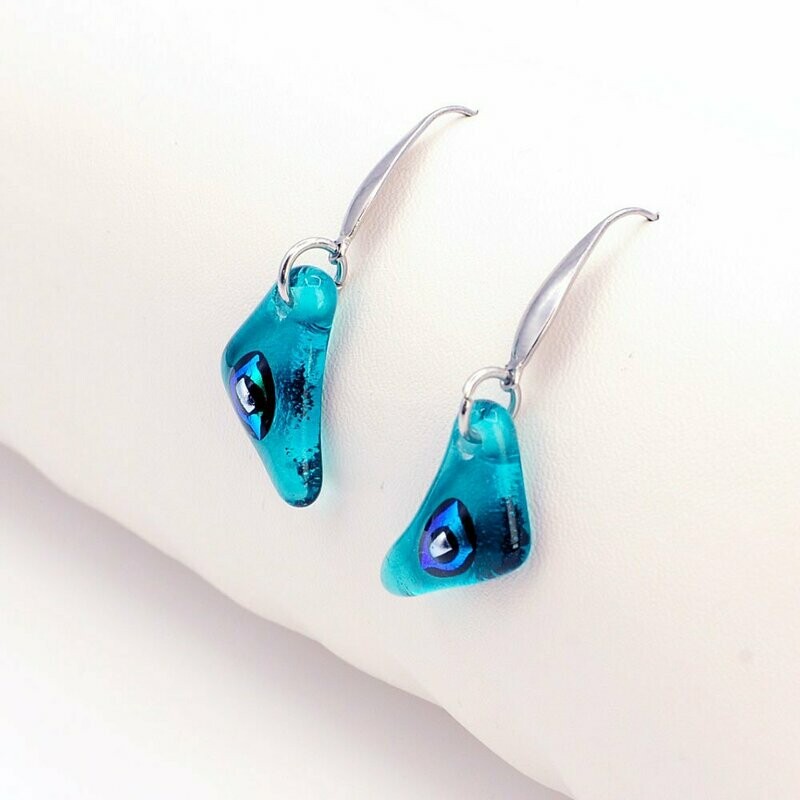 Boucles d'oreilles vague