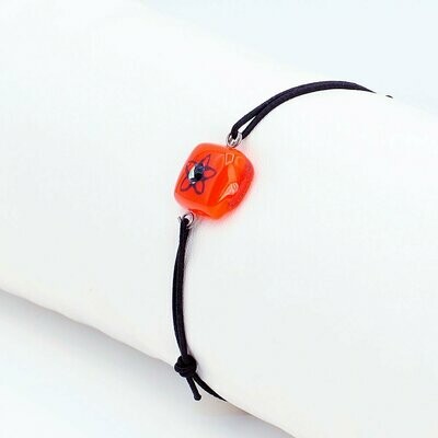 Bracelet enfant orange étoile