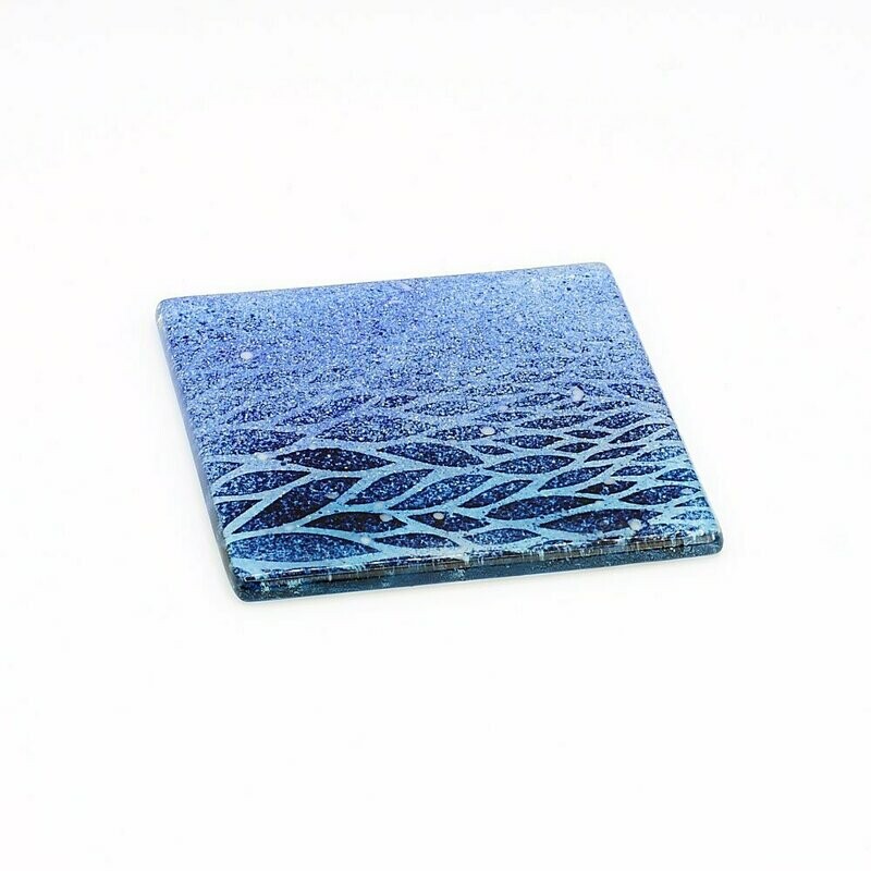 Carreau bleu cobalt et turquoise