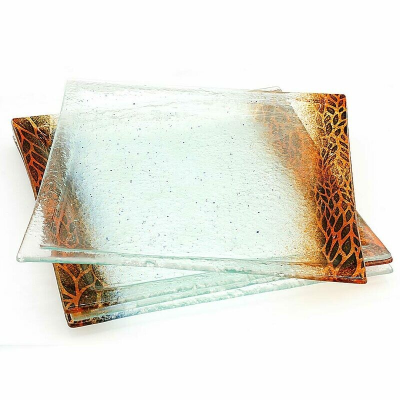 Lot de 4 assiettes plates