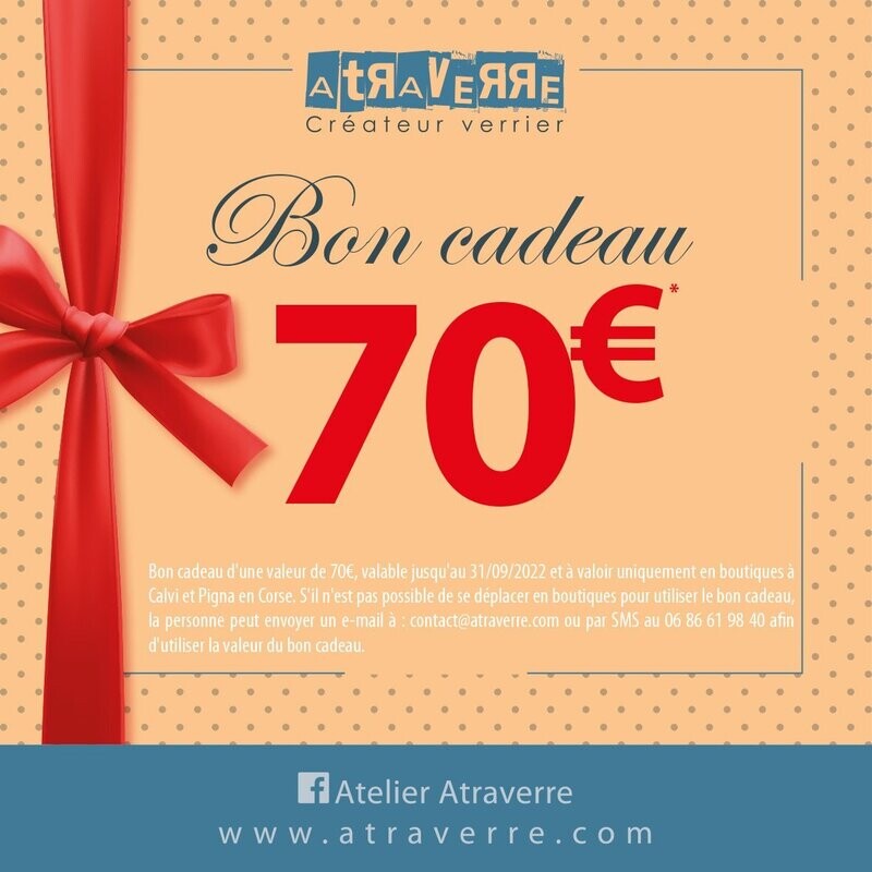 BON CADEAU 70€