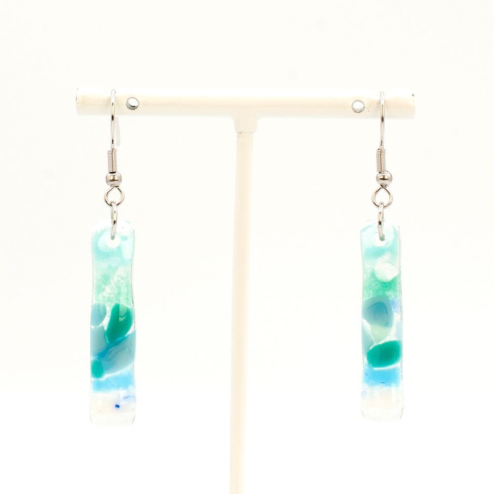 Boucles d'oreilles Lagon longues