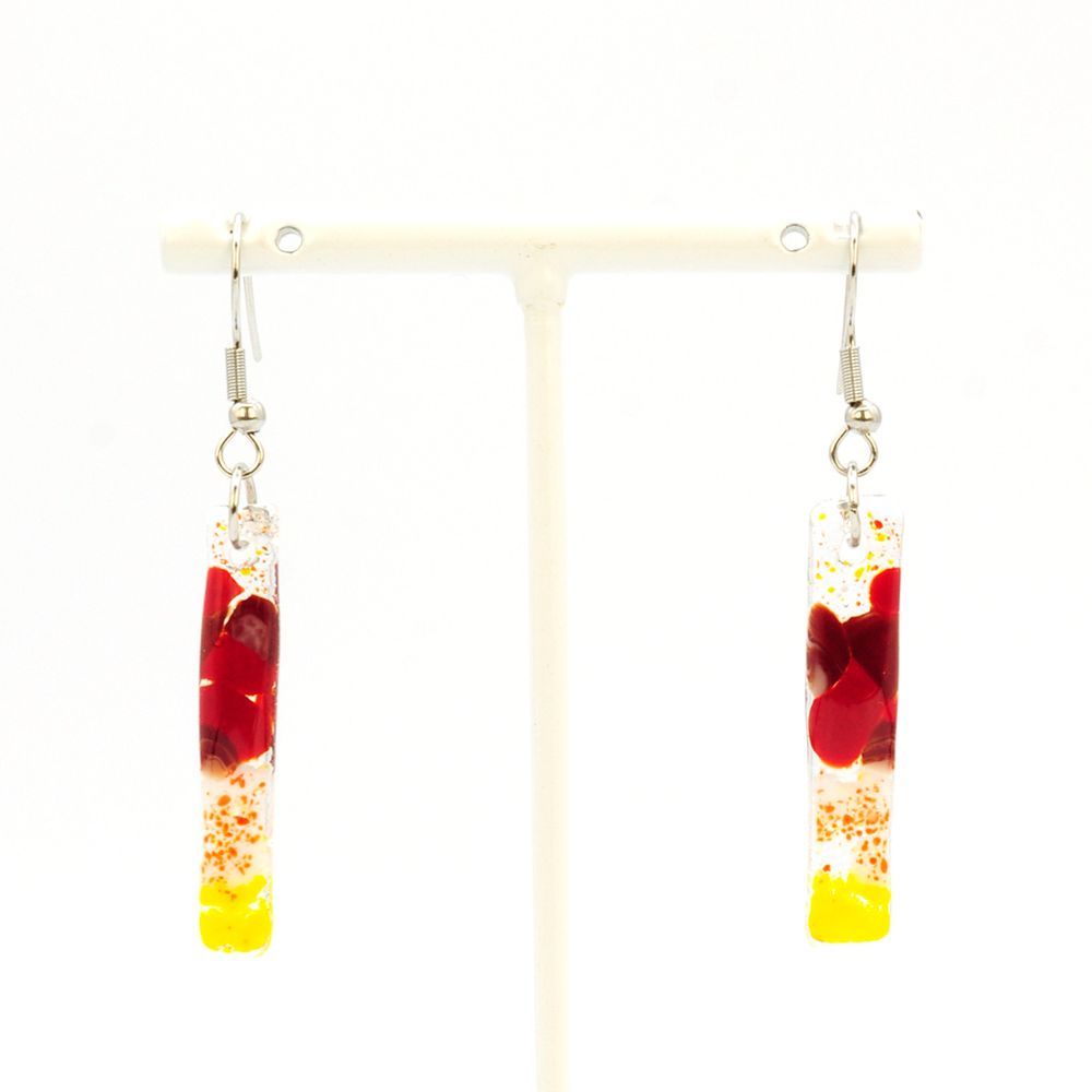 Boucles d'oreilles Magma longues