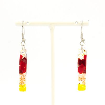 Boucles d'oreilles Magma longues