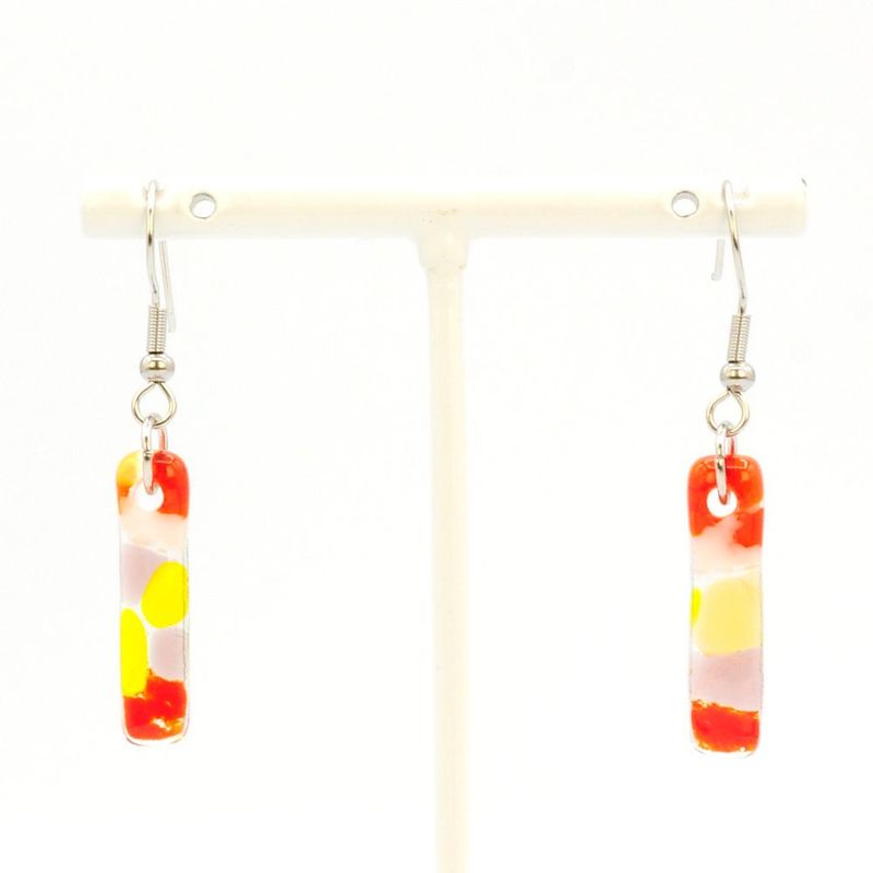 Boucles d'oreilles Magma courtes