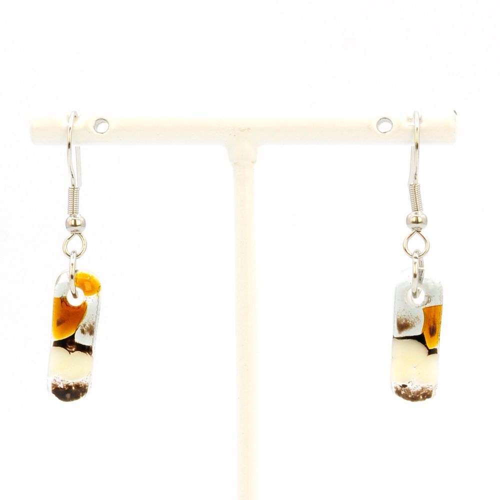 Boucles d'oreilles Minérale courtes