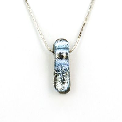 Collier Hypno Argent/Bleu