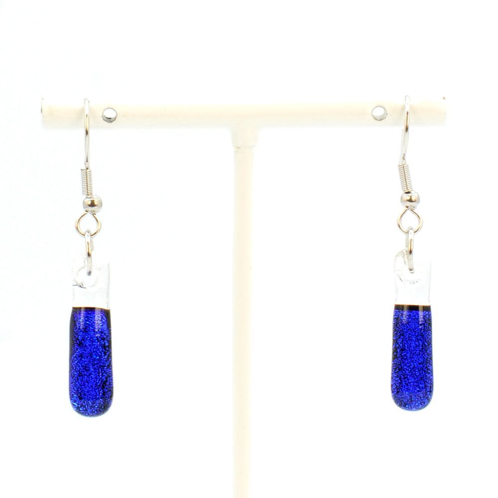 Boucles d'oreilles Hypno Bleu