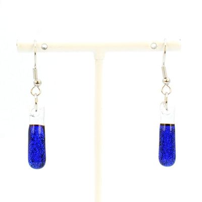 Boucles d'oreilles Hypno Bleu